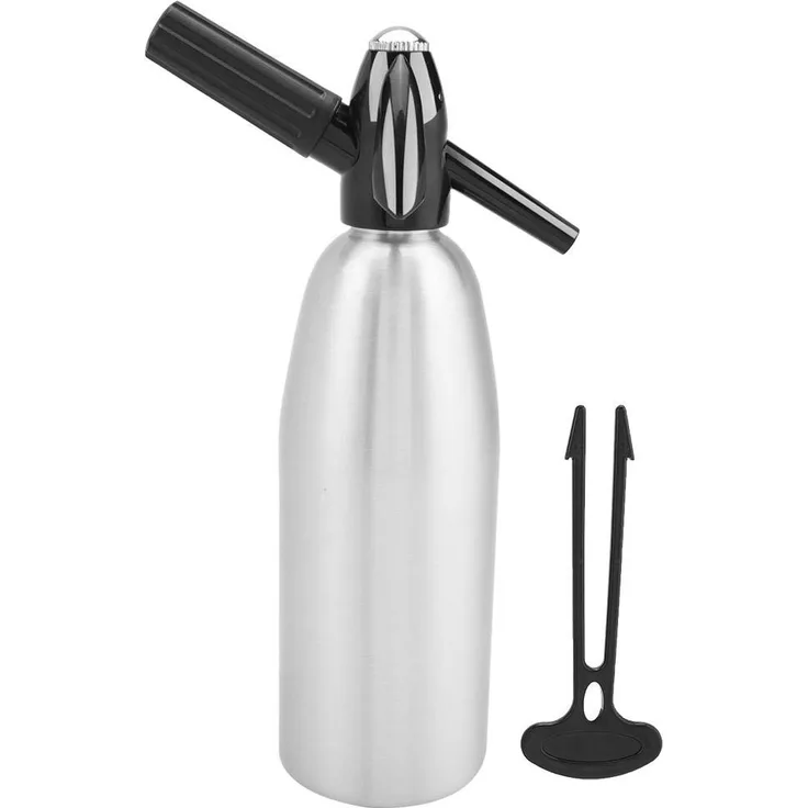 Zerodis ewh0xp78oq-01 Wassersprudler, 1L, Aluminium, silber