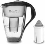 Glas-Wasserfilter anthrazit inkl. 1 Protect+ Filterkartusche