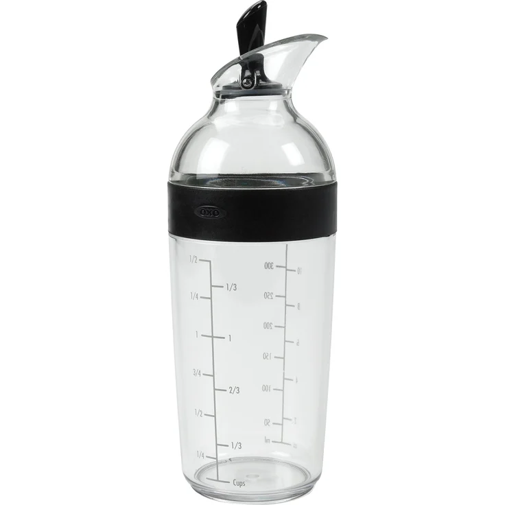 OXO Good Grips Kleiner Salatdressing-Shaker, Schwarz, 350ml – Bild 1