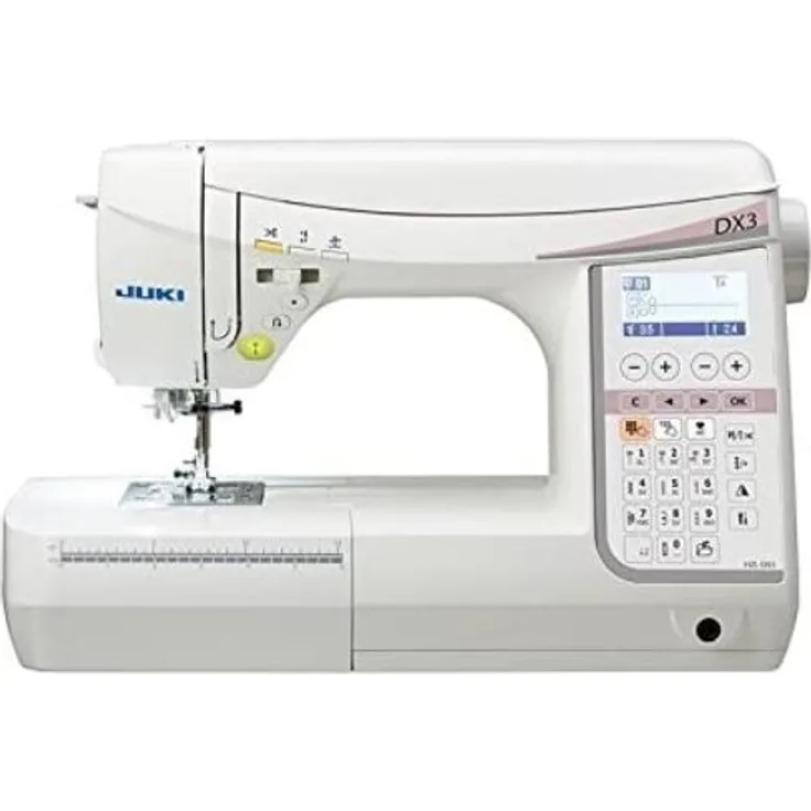 Juki HZL-DX3  155 Nähprogramme Display Nählicht Computer-Nähmaschine, weiß