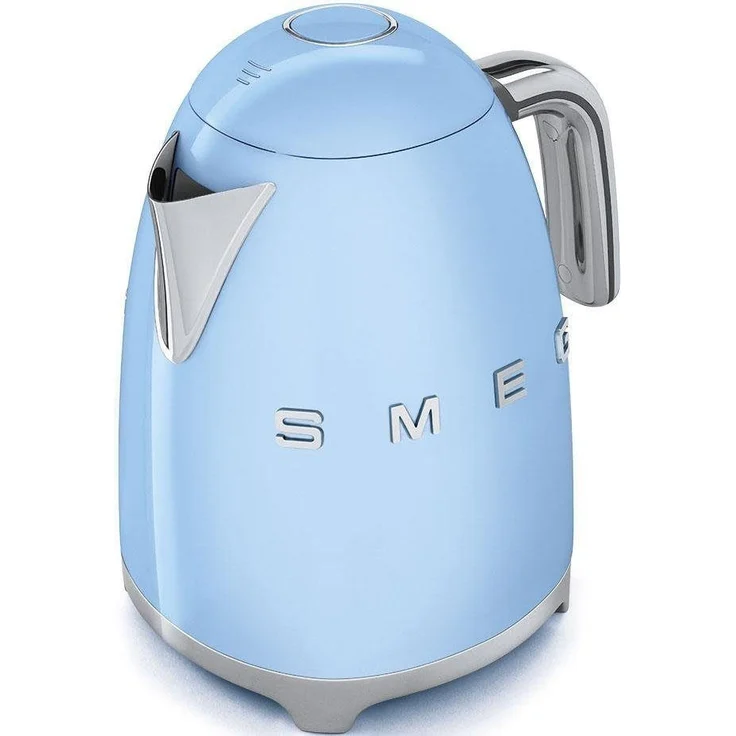Smeg KLF03PBEU, Edelstahl-Wasserkocher, 2400W, 1,7L Volumen, pastellblau – Bild 4