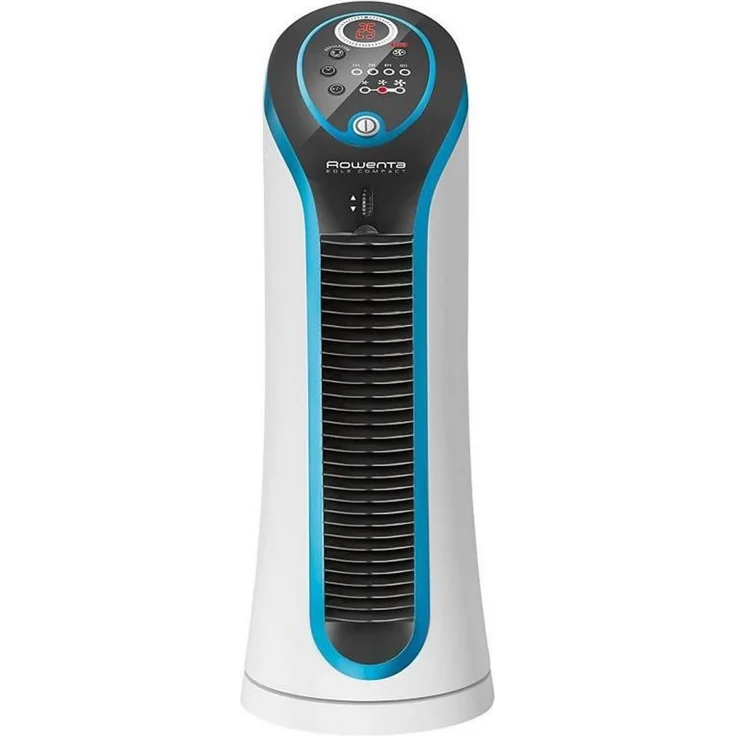Rowenta VU6210 Eole Compact Turmventilator, 3D-Luftstromtechnologie, Optimale Kontrolle, einfacher Transport, passt in jedes Ambiente – Bild 1