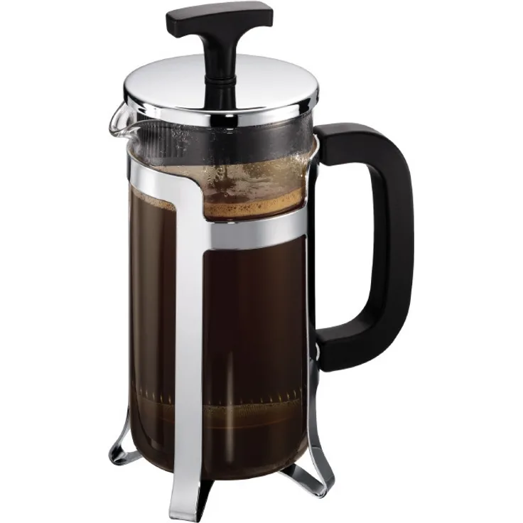 Bodum JESPER Kaffeebereiter (French Press System, Verchromter Edelstahlrahmen, 0,35 liters) glänzend