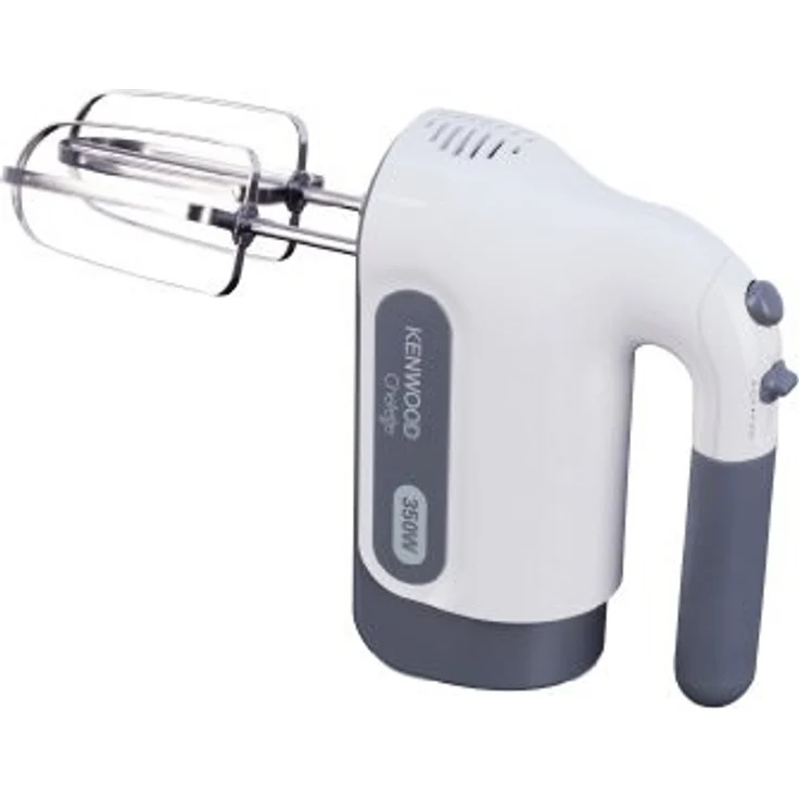 Kenwood HM 680 Handmixer Chefette inkl. Edelstahl Rührschüssel, Rührständer, 350 Watt, 3 Liter, weiß – Bild 2