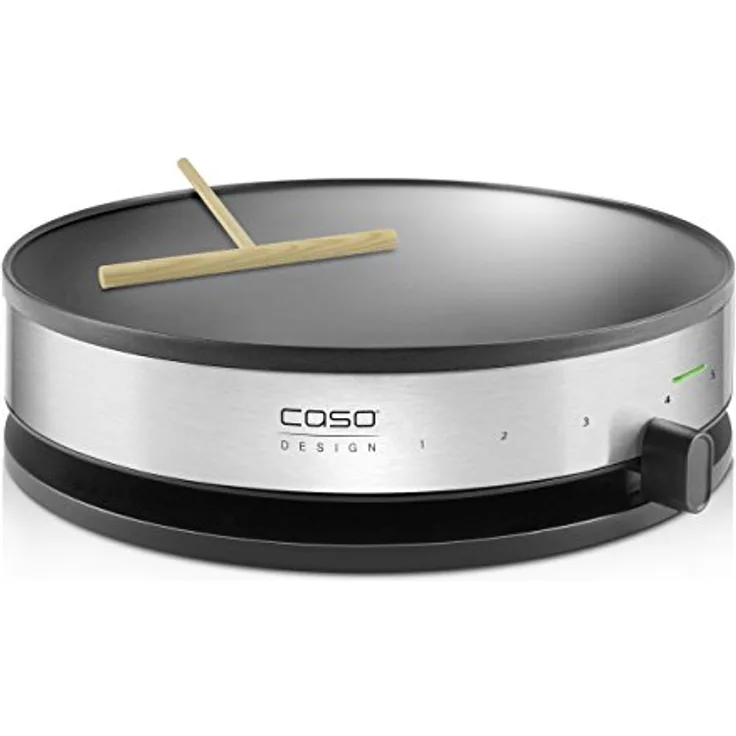 Caso 2930 CM 1300 Design Crepes Maker mit extra großer Bratfläche, Durchmesser 33 cm, 1300 W