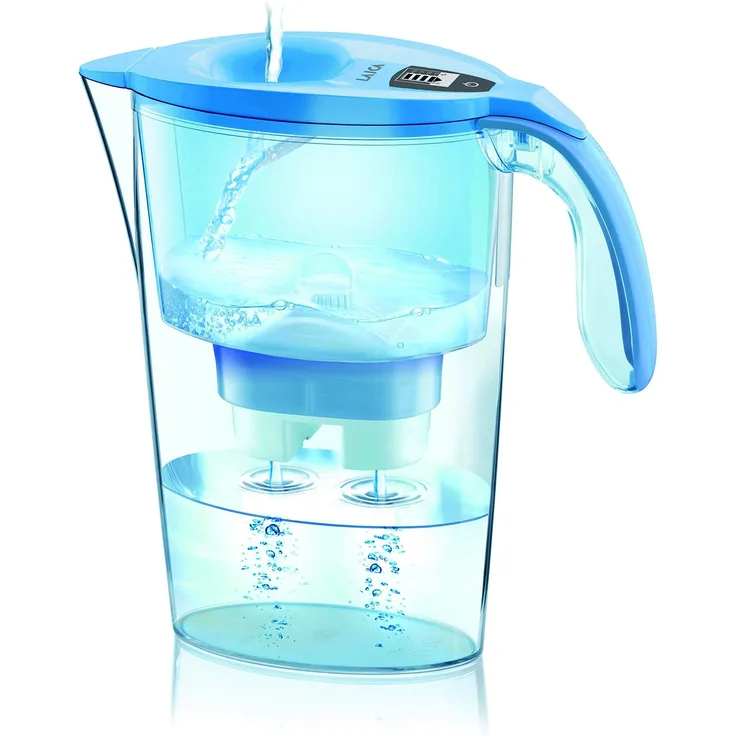 Laica Tischwasserfilter Stream Line J31-AD Gesamtfassungvermögen 2,30 L, Farbe lavendel