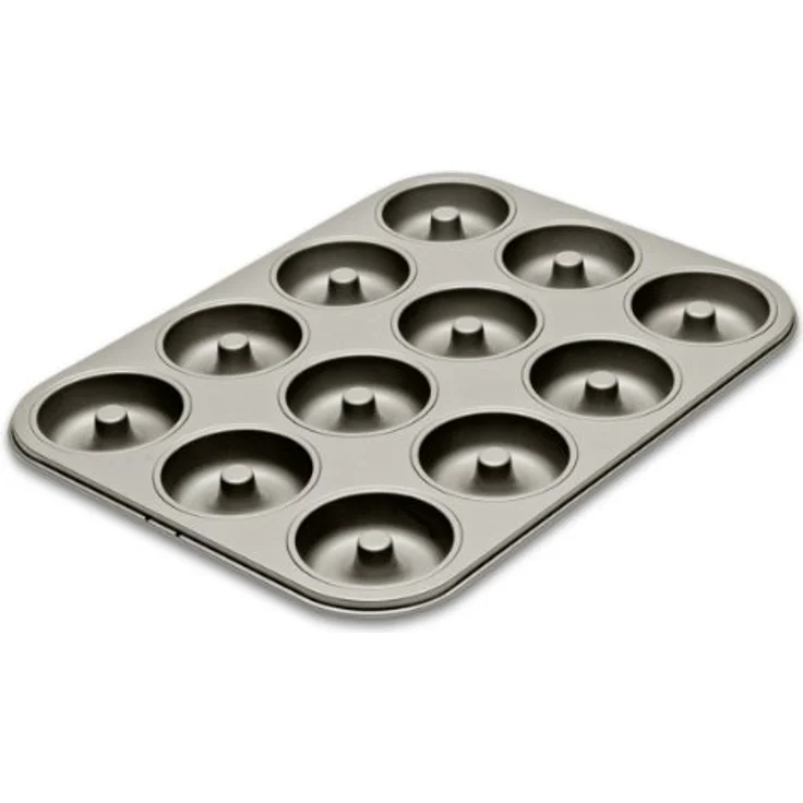 Städter 489141 Backform Motivbackform Kuchenform Donutform, Antihaft beschichtet, Silber – Bild 1