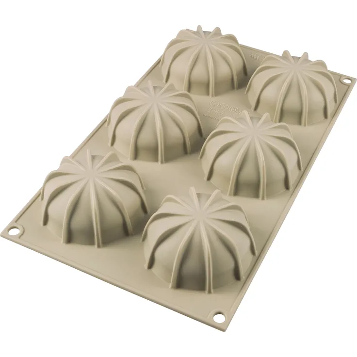 Silikomart 198735 3D-Backform Mini Goccia, 6er-Form