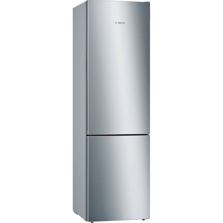 Bosch KGE39AICA Kühl-Gefrierkombination mit Gefrierbereich unten, freistehend, silber, LED, Display, Türanschlag rechts, 2 Türen, Breite 60 cm, Energieklasse C – Bild 1