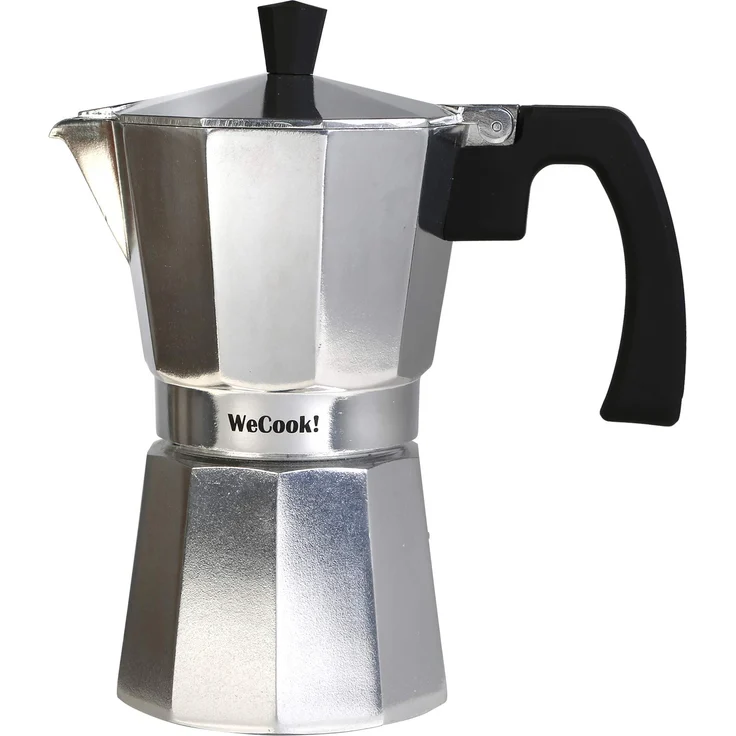 Wecook Paola Espressokocher aus Aluminium 1 tazas silber – Bild 1