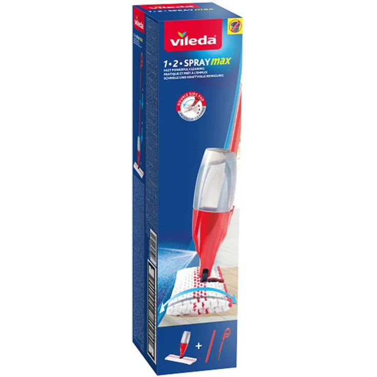 Vileda 1-2 SPRAYmax Sprühwischer mit Tank, zur feuchten Reinigung von Fliesen, Parkett und Laminat – Bild 13