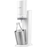 SodaStream 2270116 Crystal Wassersprudler, Edelstahl, Weiß
