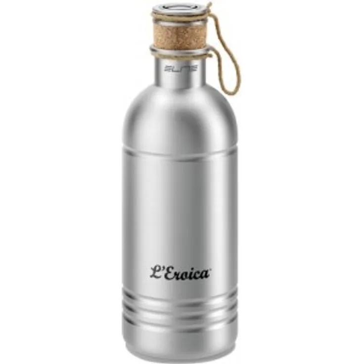 ECS ELITEGROUP Elite L'Eroica Trinkflasche, Silber, 10x10x25cm