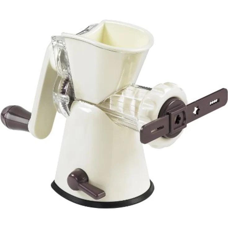 Lurch 10250 Drehwolf mit Gebäckvorsatz aubergine - creme – Bild 3