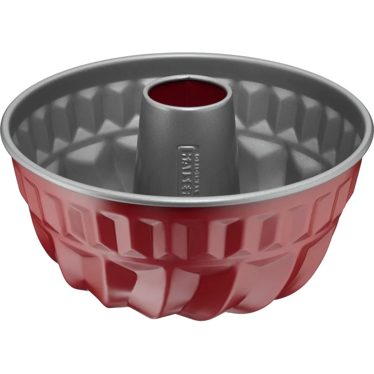 Kaiser Classic Plus Bund-- Gugelhupfform, Ø 22 cm, antihaftbeschichtet, gleichmäßige Wärmeverteilung, rot – Bild 1