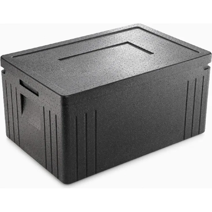 thermohauser EPP-Thermobox GN 1-1 Eco Line schwarz, mit Deckel, 45,0 L