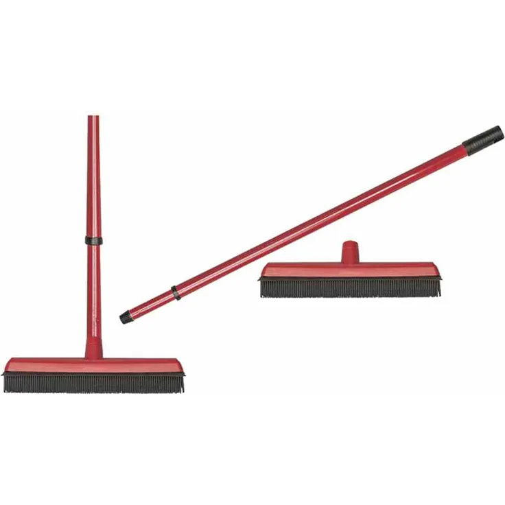 BÜMAG 510-9 Gummibesen mit Stiel 1,35m Borsten TPE-Material (1 Stück)