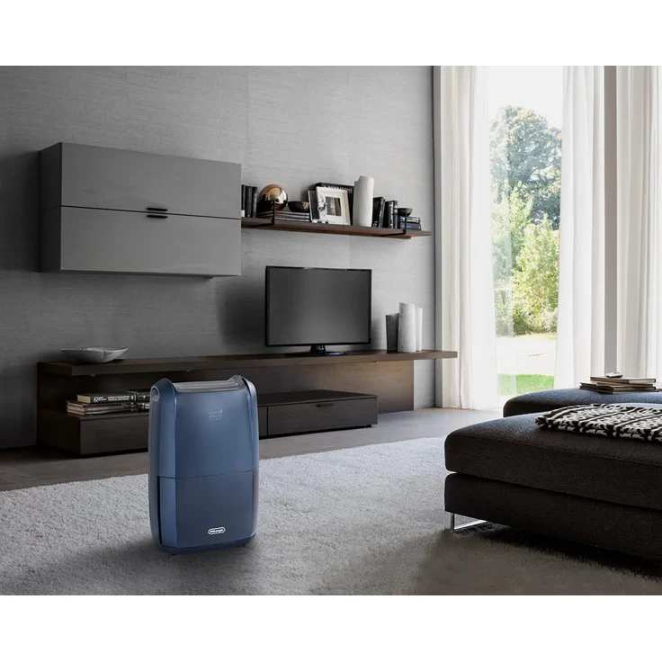 De'Longhi Tasciugo AriaDry Multi DEX216F Luftentfeuchter, bis 75 m³, 16l/24h, 2,1 L, 300 W, Wäsche-Funktion, blau – Bild 4