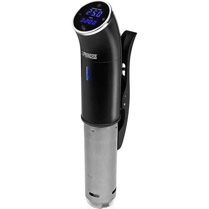 Princess Sous-Vide Stick - Präzisionskocher mit digitalem Display, IPX7 wasserfest, 25-95°C Temperatur, 1m Kabelzuleitung, Fertig-Signal, 1200 Watt, 267003 – Bild 1
