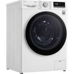 LG F4WV512P0, Frontlader-Waschmaschine, B, Fassungsvermögen 12 kg, Standgerät, Breite 60 cm, Kindersicherung, Restzeitanzeige