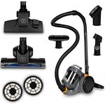 Zeegma Zonder Base Jet Staubsauger beutellos mit Set von Aufsätzen Zyklontechnologie PowerSuction Au