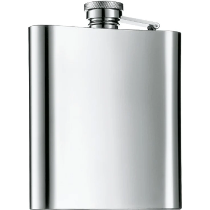 WMF Manhattan Flachmann 200 ml, 20cl, Cromargan Edelstahl mattiert, 13 x 10 cm, Geschenkidee - Preisvergleich – Bild 1