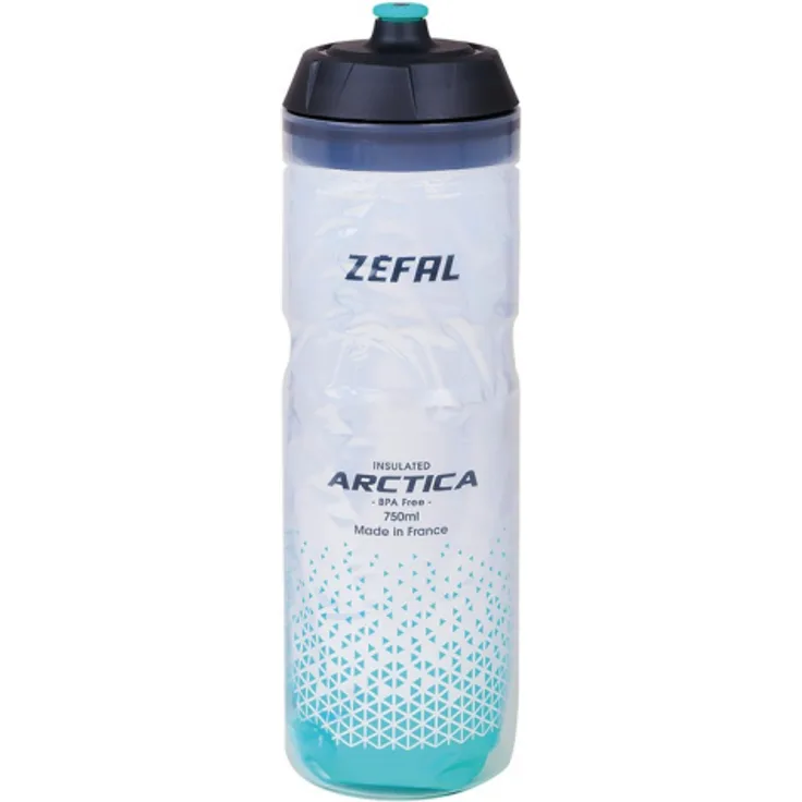 Zefal Arctica 75 Trinkflasche 750ml, silver-caribbean green