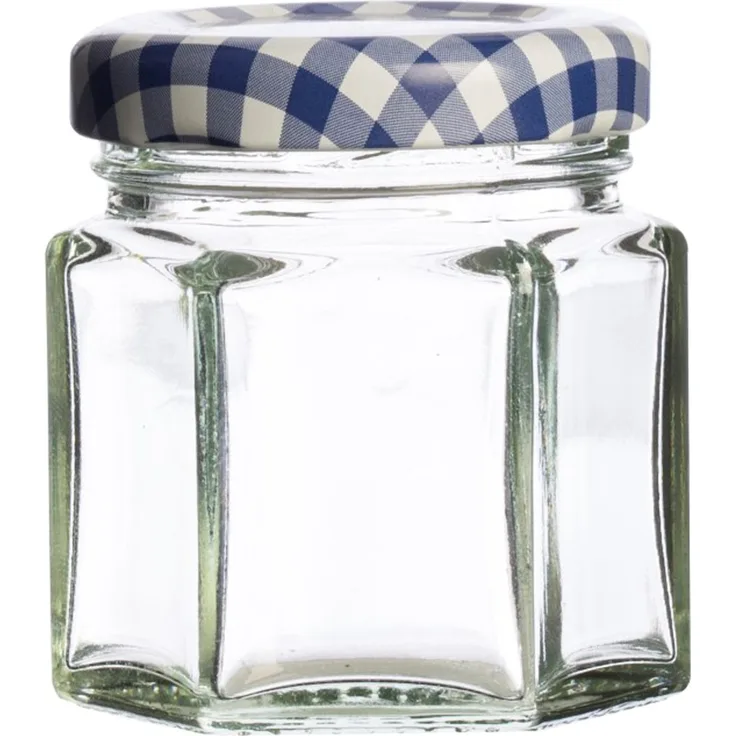 Kilner Twist Top Jar, transparent, 48 ml, sechseckig, klein