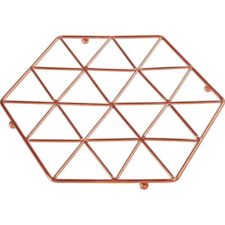 Premier Interior Untersetzer, Kupfer, 22 x 22 x 2 cm