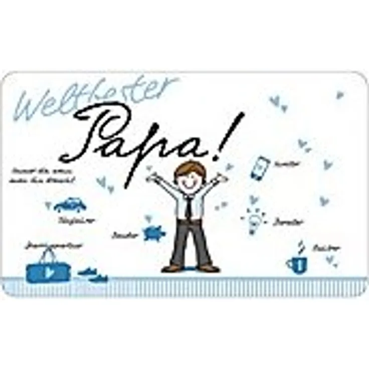 Paperproducts Design Brettchen Weltbester Papa!
