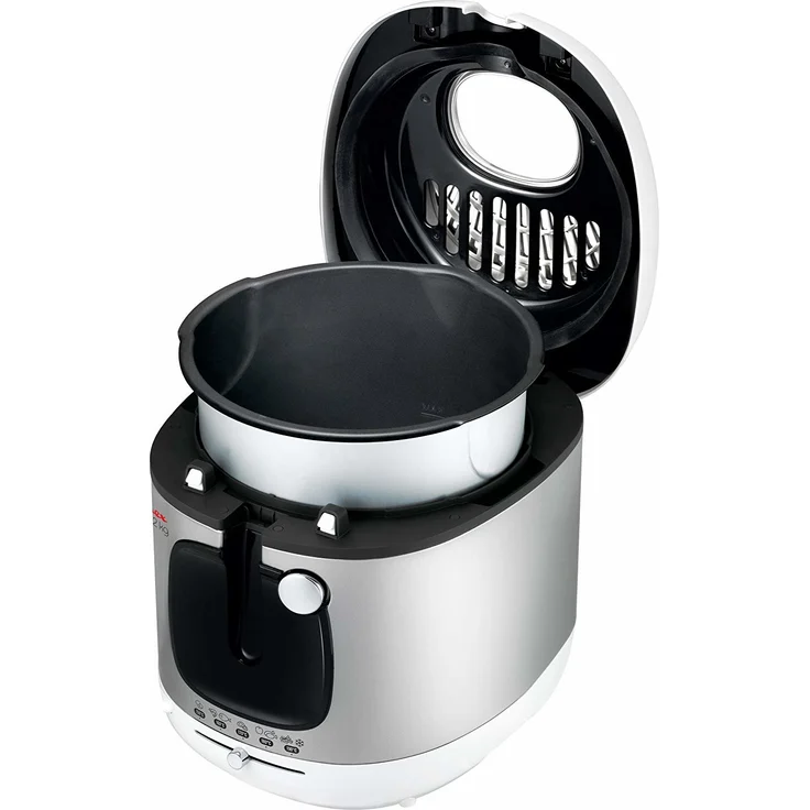 Moulinex Mega XXL AM4800, mit Öl, 2100W, 3 Liter Fassungsvermögen, spülmaschinenfest, Antihaftbeschichtung, knusprige Pommes – Bild 3
