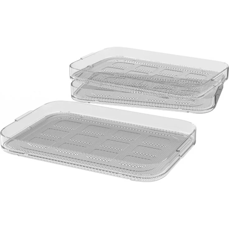 WMF Küchenminis Dörrgitter-Set, 3-teilig, 27 x 17,5 cm, 3 Dörrgitter, Zubehör für den Küchenminis Dörrautomat – Bild 1