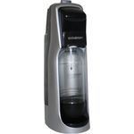 SodaStream Jet Wassersprudler, CO2 Zylinder 60L, 1L PET-Flasche, silber, schwarz