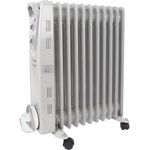 Perel 2500W Öladiatorheizkörper mit Rollen, mobile Thermostat Zusatzheizung elektrisch, Radiator