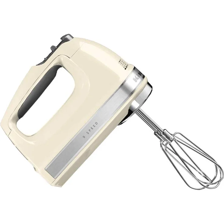 KitchenAid 5KHM9212EAC Handmixer, 85 Watt, 9 Geschwindigkeitsstufen, LED-Anzeige, creme, Serie: 5KHM9212 – Bild 3