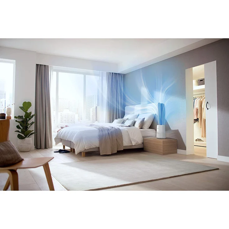Philips AC0820/10 Luftreiniger Kompakt (für Allergiker, bis zu 49M², Cadr 190M³-H, Aerasense Sensor) weiß – Bild 6