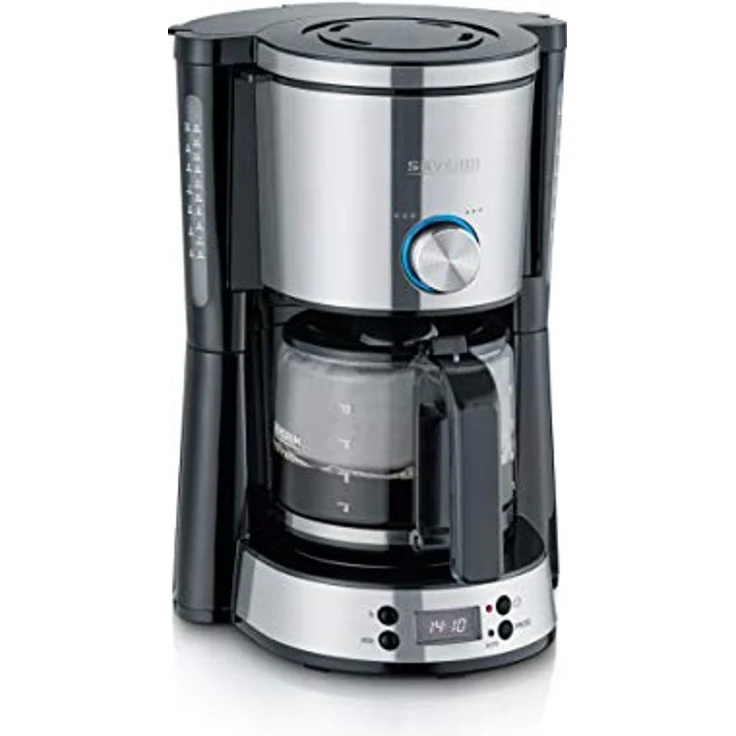 SEVERIN Kaffeeautomat mit Timer''TYPE Switch'', ca. 1000 W, bis 10 Tassen, AromaSwitch, beidseitige Wasserstandsanzeige, automatische Abschaltung, Schwenkfilter 1 x 4 mit Tropfverschluss 4826 – Bild 1