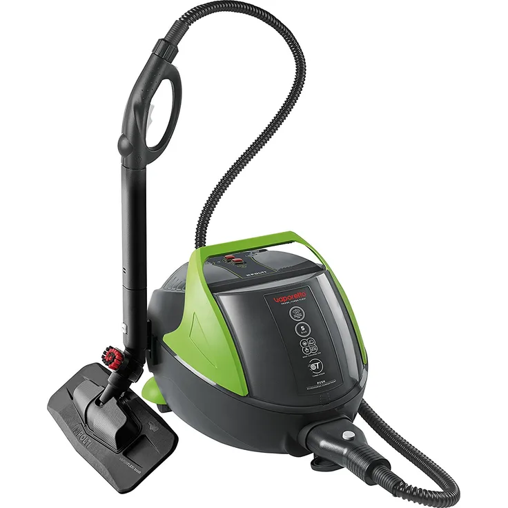 Polti Vaporetto PRO 95 Flexi Dampfreinigungsgerät mit 5 BAR, Wassertankkapazität 1.3 L und Turbo Funktion, 1100 Watt, regulierbarer Dampf, tötet und beseitigt 99,99% der Viren, Keime und Bakterien