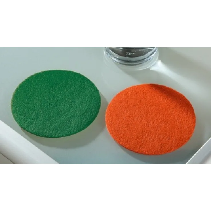Filzuntersetzer rund Filz Untersetzer 4er Set Gilde rund orange