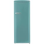 Exquisit RKS325-V-H-160F Kühlschrank, freistehend, taubenblau, Breite 54.5 cm, Energieklasse F