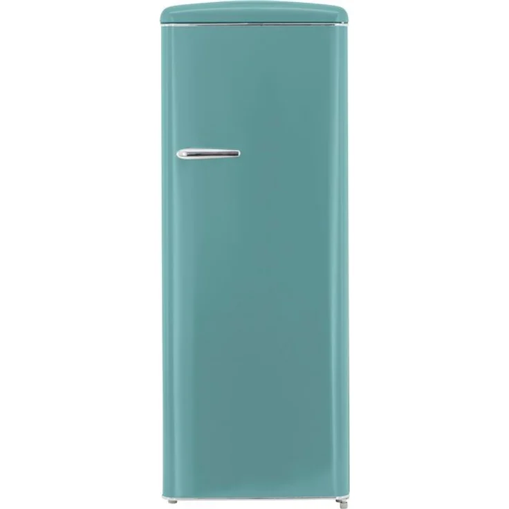 Exquisit RKS325-V-H-160F Kühlschrank, freistehend, taubenblau, Breite 54.5 cm, Energieklasse F – Bild 1