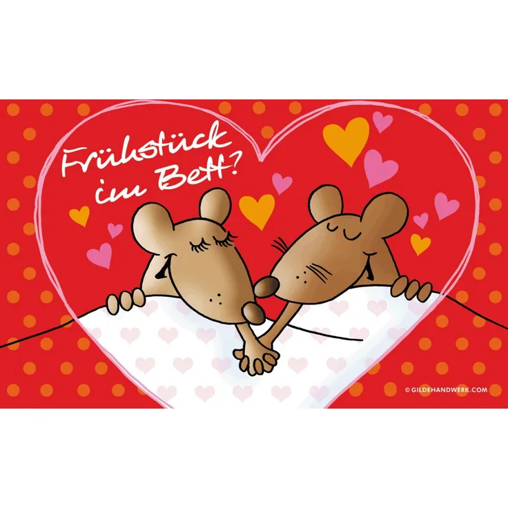 Frühstücksbrettchen FRÜHSTÜCK IM BETT Brettchen