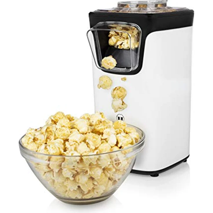 Princess Popcornmaschine - Popcorn per Heißluft, mit transparentem Deckel, Nachfüllöffnung, 1100 Watt, 292986 – Bild 1