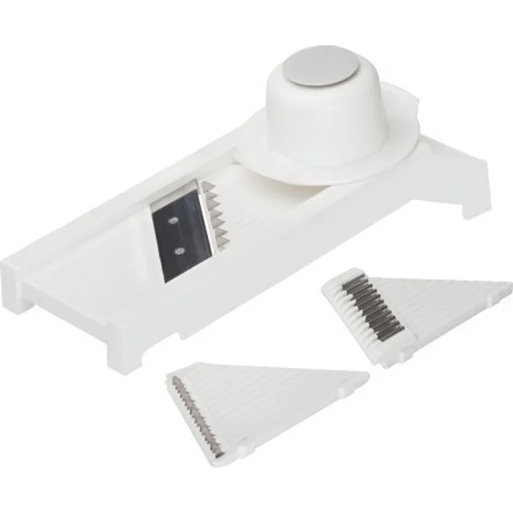 G S D Haushaltsgeräte 3in1 Gemüsehobel, Kunststoff, Weiss, 30x11x6cm – Bild 1