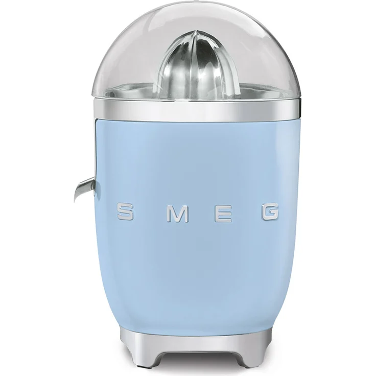 Smeg CJF01PBEU Zitruspresse, 70W, Edelstahl, blau, Serie: CJF01 – Bild 1