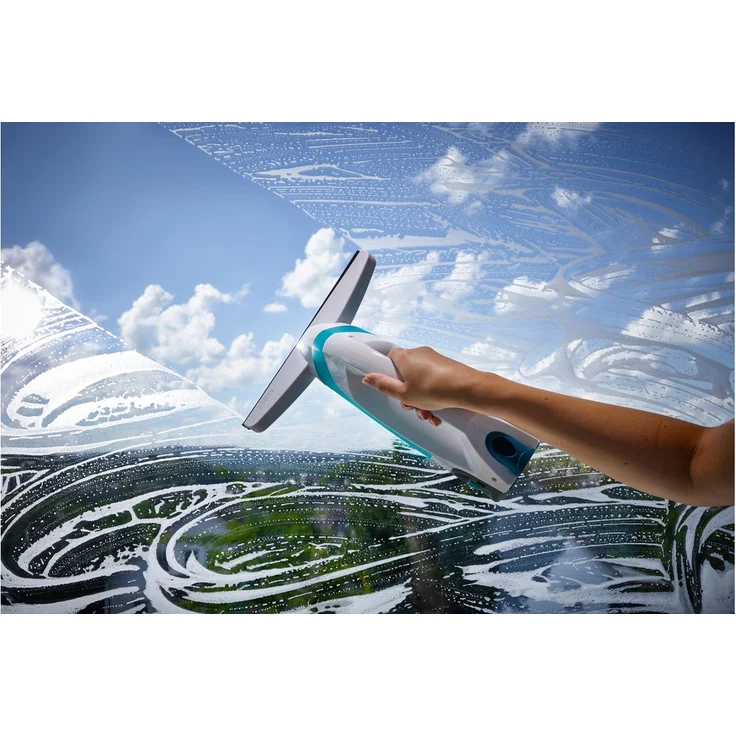 Leifheit Aquanta Click 51025 Fenstersauger, 30 min Akkubetrieb, StandBy-Automatik, 85 m² Reinigungsfläche pro Akkuladung, türkis-weiß – Bild 12