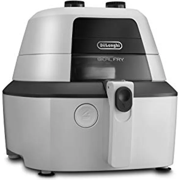 De'Longhi Heißluftfritteuse IdealFry FH2133 Multicooker mit 4-in-1 Funktion, auch zum Brotbacken, 1600 Watt, weiß