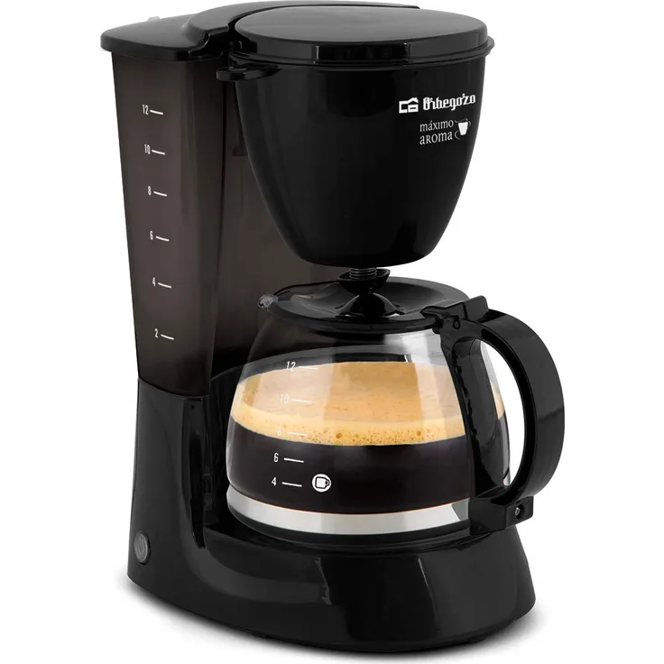 Orbegozo CG 4060 N FREISTEHEND halbautomatisch ? Kaffeemaschine (freistehend, Filter-Kaffeemaschine, 800 W, Schwarz)