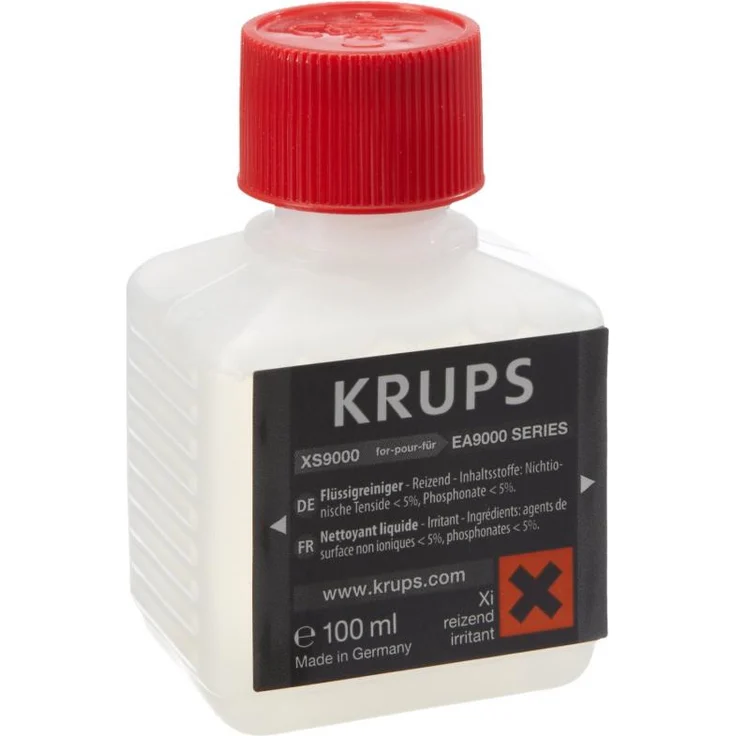 Krups XS 9000 Flüssigreiniger für Krups EA9000-Serie Kaffeemaschinen, 2x 100ml