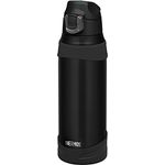 THERMOS 4035.232.075 Thermosflasche Ultralight, Edelstahl Mat Black 0,75 l, extrem leicht, nur 275 g, 10 Stunden heiß, 20 Stunden kalt